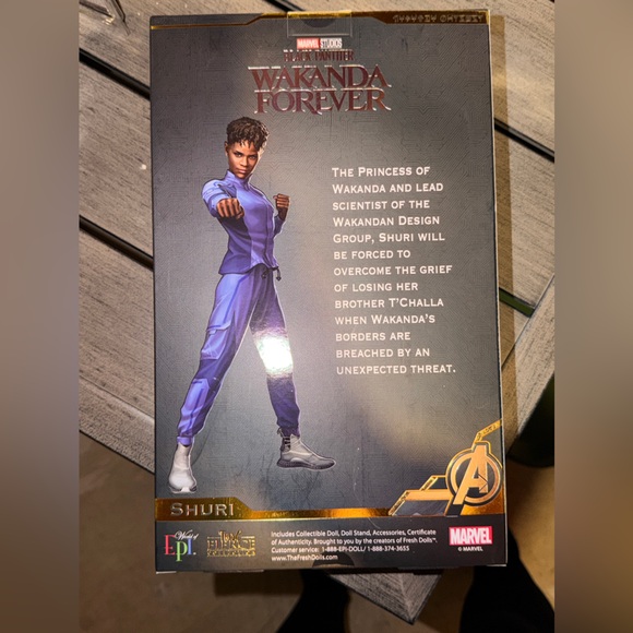 Marvel Wakanda Forever Shuri Kids toy - Purple and Silver - Picture 2 of 3